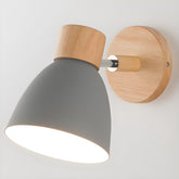 Rotatable Minimalist Wooden LED Wall Bracket Light